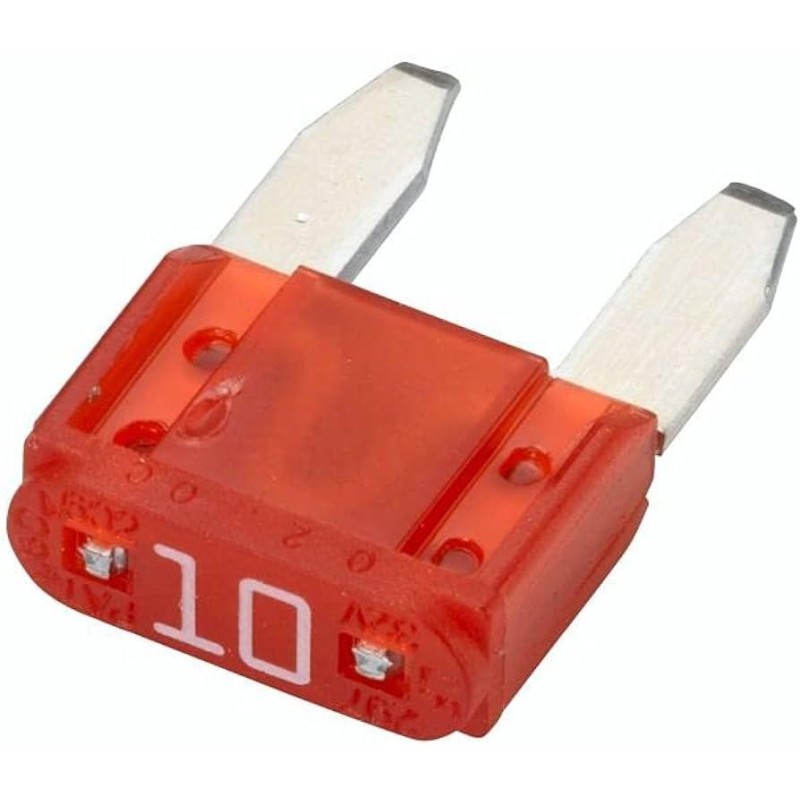fusible mini 10 amperios rojo