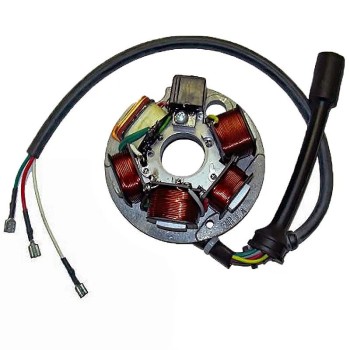stator sgr 6 polos piaggio ape con base 04199500