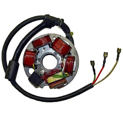 stator sgr 6 polos piaggio ape fl3 con base 04256309