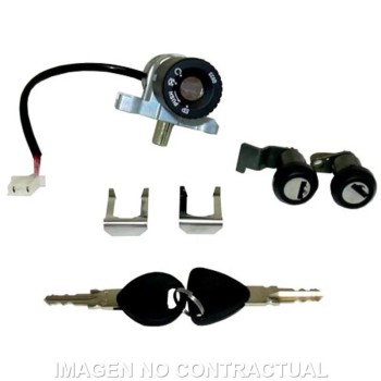 kit contacto sillin y guantera sgr honda 125 27300100