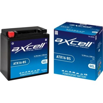 Batería moto Axcell GEL ATX16-BS 2