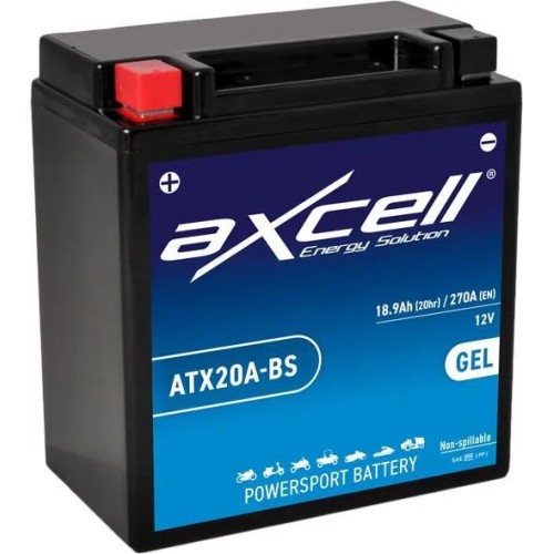 Batería moto Axcell GEL ATX20A-BS