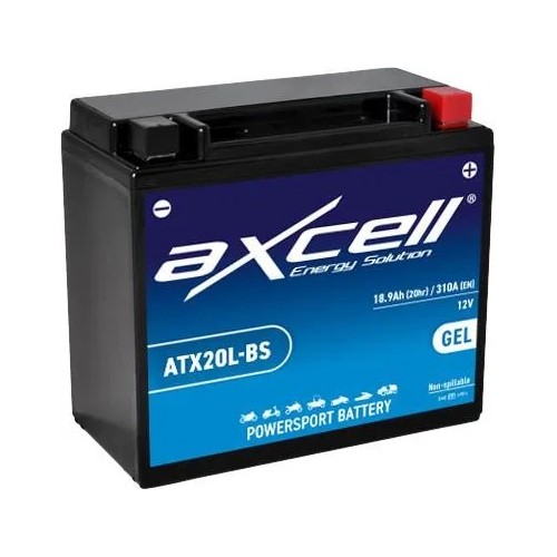 Batería moto Axcell GEL ATX20L-BS