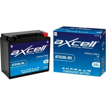 Batería moto Axcell GEL ATX20L-BS 2
