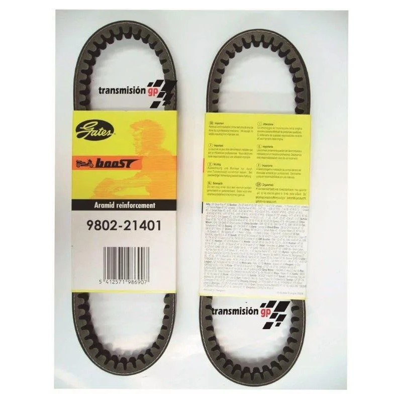 correa para moto kymco 50 filly 4t gates 9802 21401
