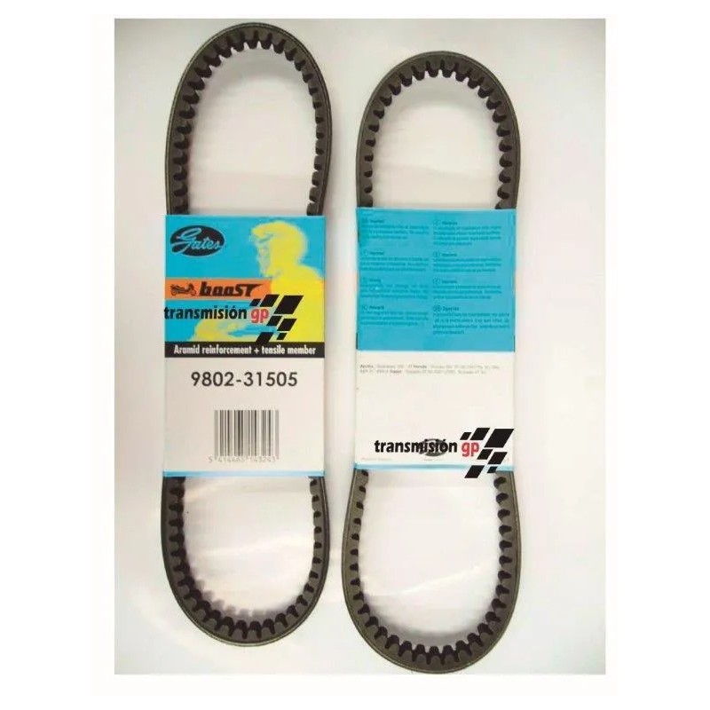 correa para moto honda 50 sh fifty 96 03 gates 9802 31505