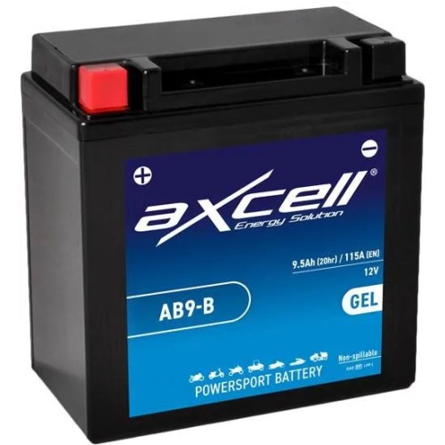 Batería moto Axcell GEL AB9-B