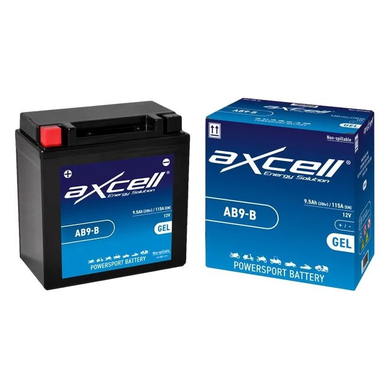 Batería moto Axcell GEL AB9-B