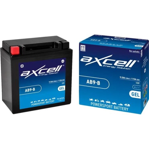 Batería moto Axcell GEL AB9-B