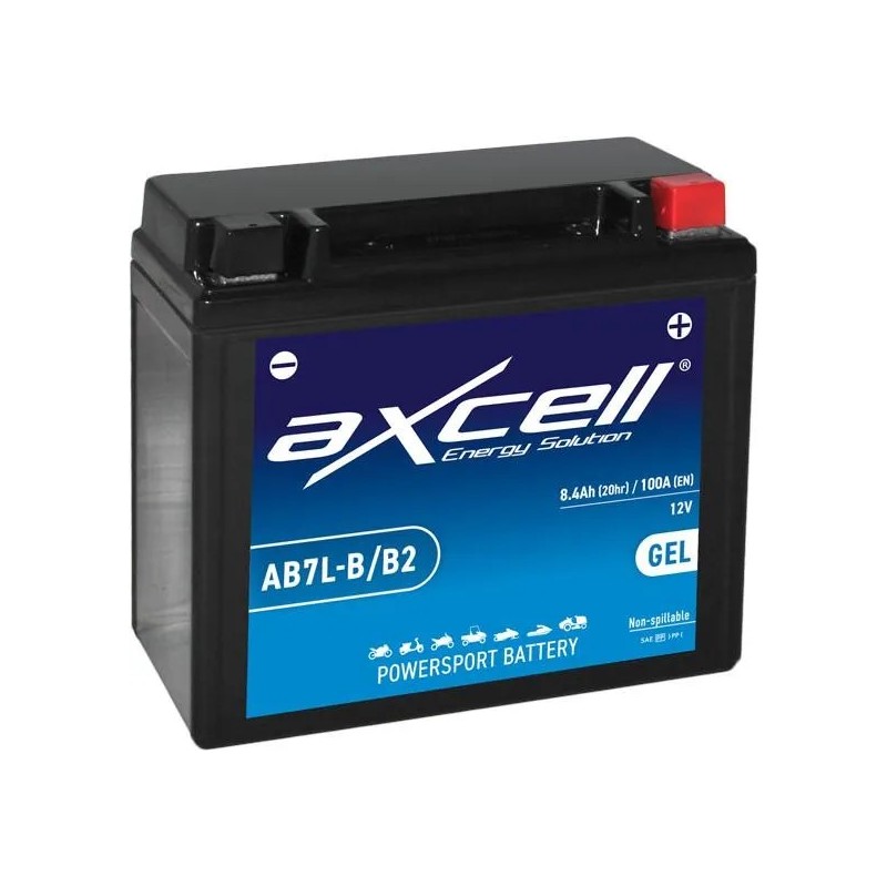 Batería moto Axcell GEL AB7L-BB2