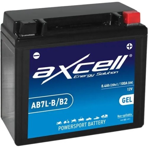 Batería moto Axcell GEL AB7L-BB2