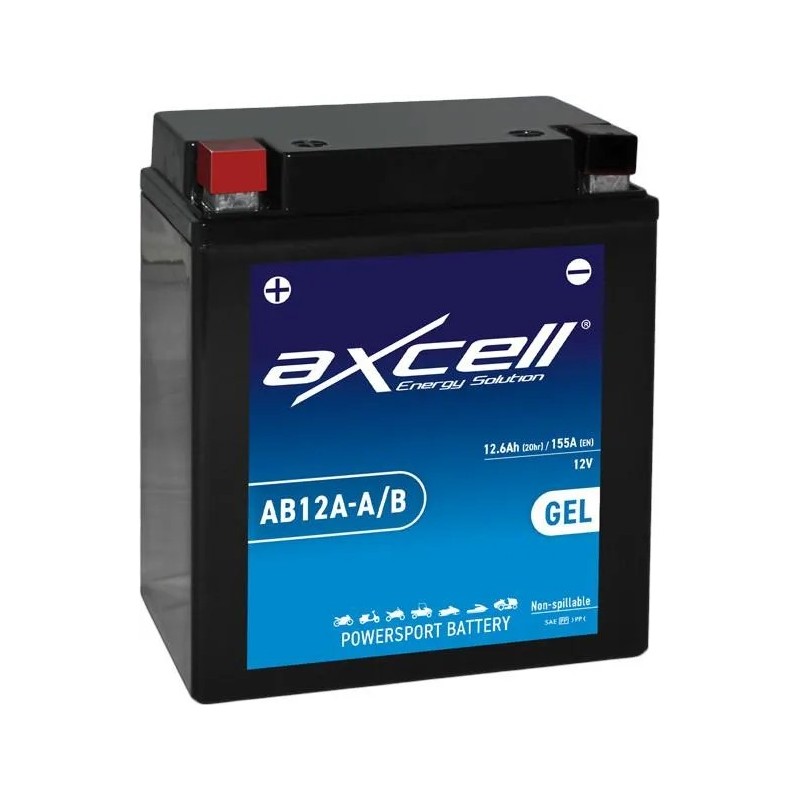 Batería de Gel para moto Axcell AB12A-AB