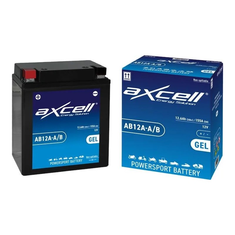 Batería de Gel para moto Axcell AB12A-AB