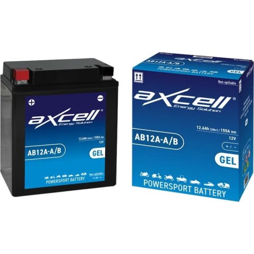 Batería de Gel para moto Axcell AB12A-AB