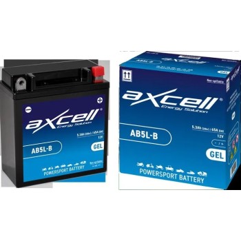 Batería de Gel para moto Axcell AB5L-B 2