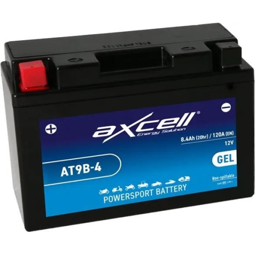 Batería moto Axcell GEL AT9B-4