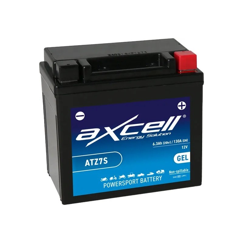 Batería moto Axcell GEL ATZ7S
