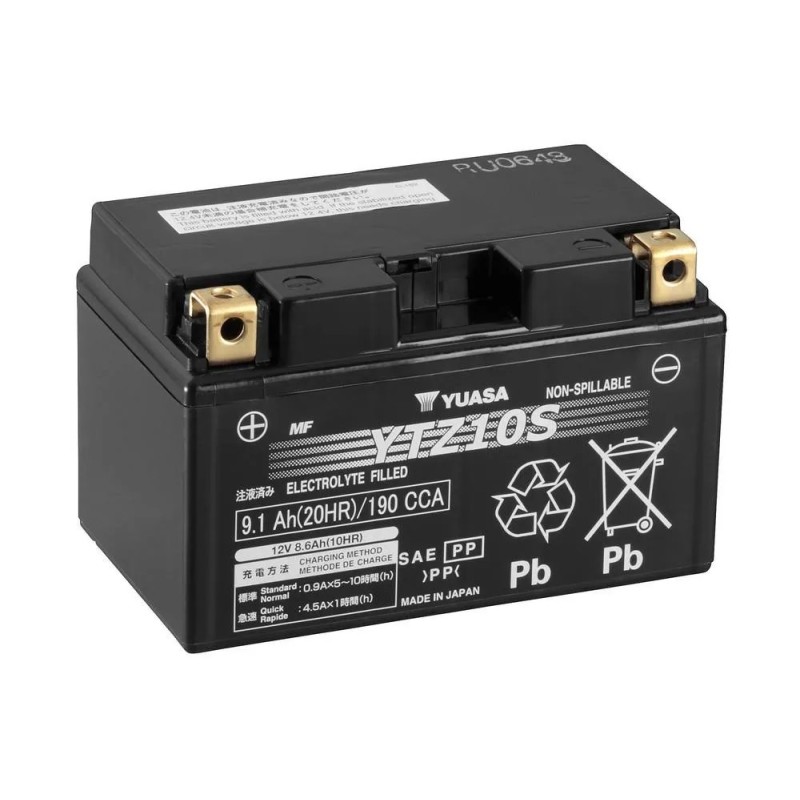 bateria para motocicleta yuasa ytz10s mf