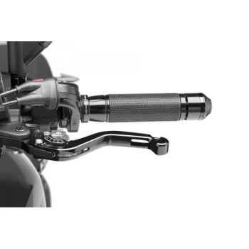 maneta embrague puig corta 16c negro selector plata 280np