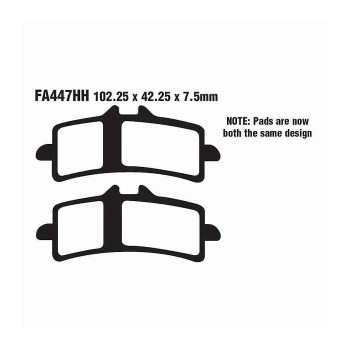 pastillas de freno sintetizada ebc fa447hh 2