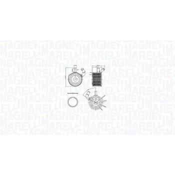 MAGNETI MARELLI 350300002900 Radiador de aceite, aceite motor