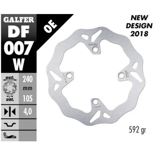 disco freno moto galfer wave fijo 280x4mm df007w