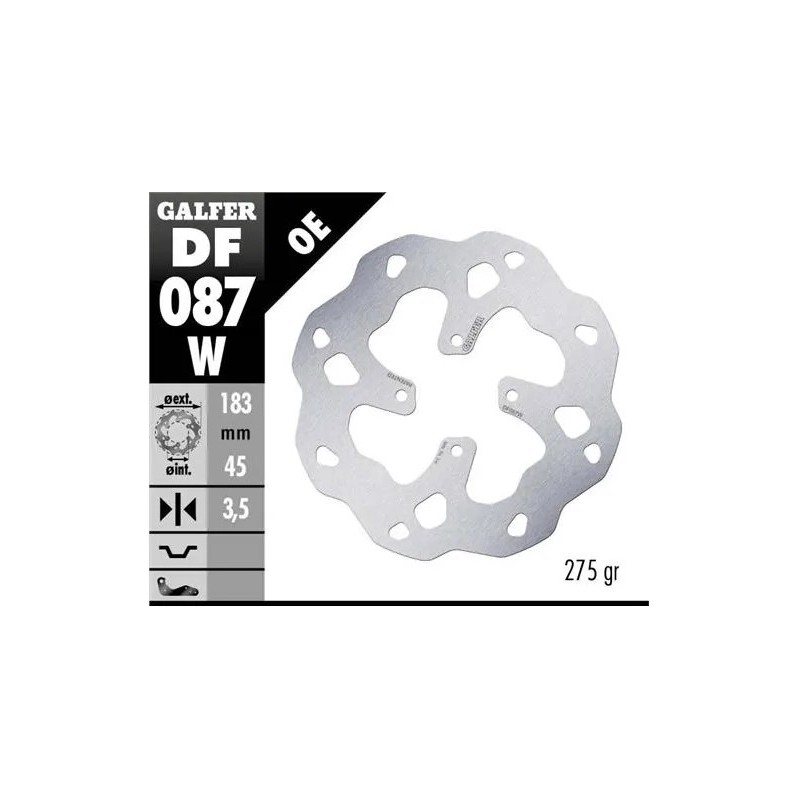 disco freno moto galfer wave fijo 183x3 5mm df087w