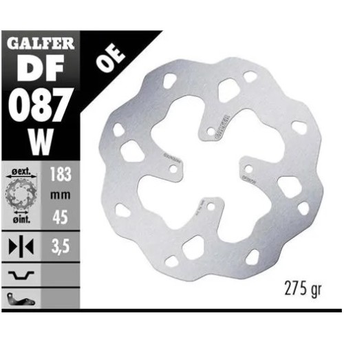 disco freno moto galfer wave fijo 183x3 5mm df087w