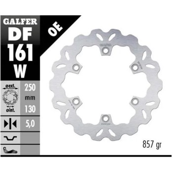 disco freno moto galfer wave fijo 250x5mm df161w