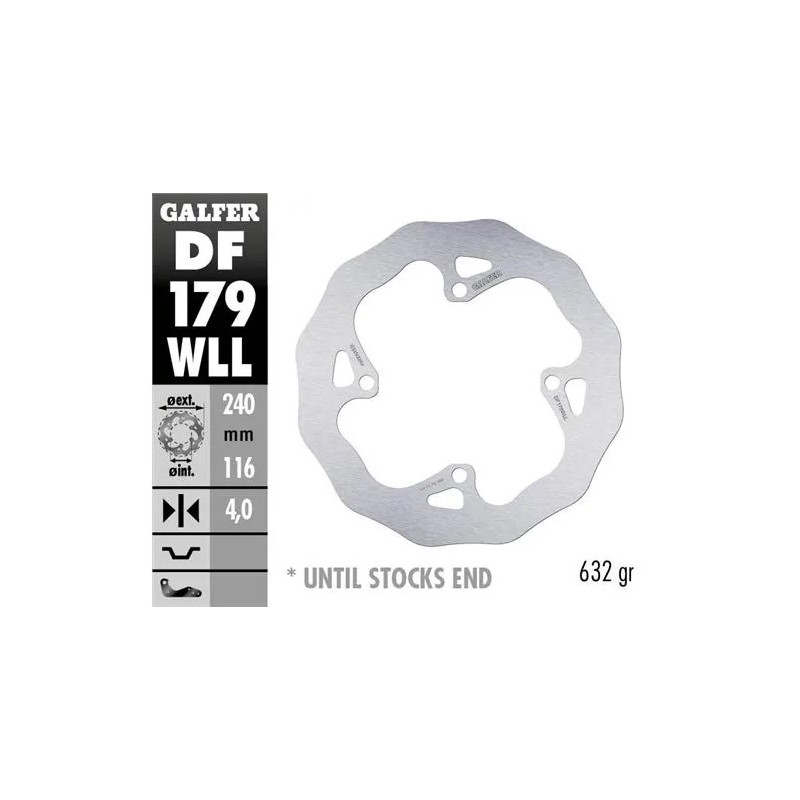 disco freno moto galder wave fijo solido df179wll