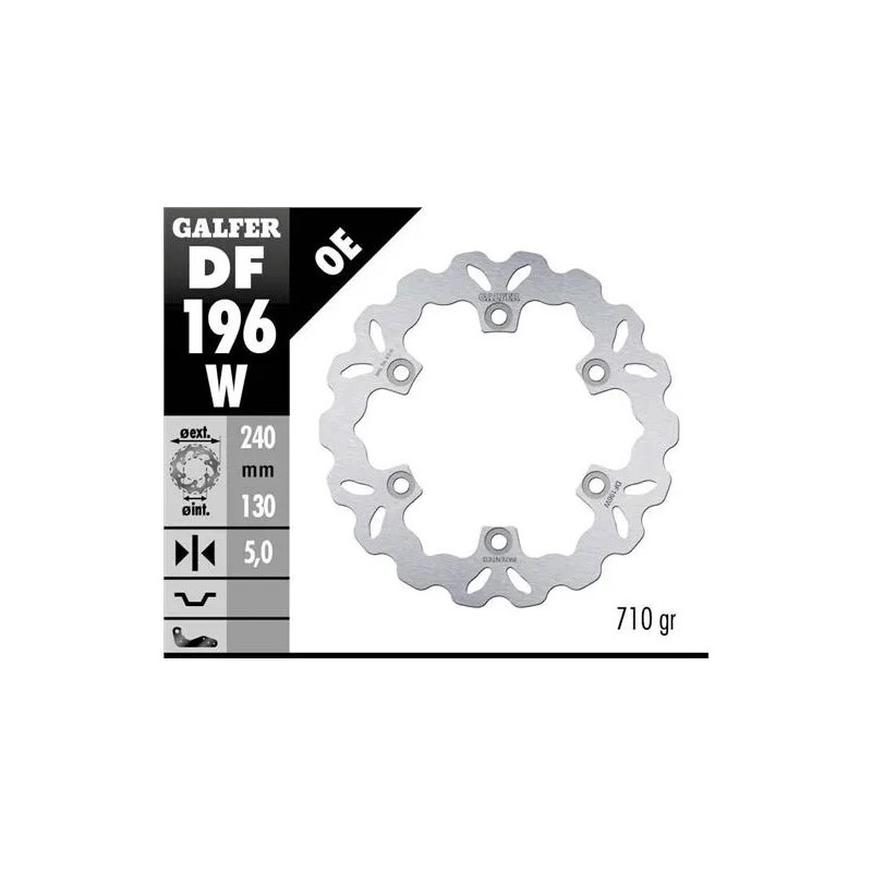 disco freno moto galfer wave fijo 240x5mm df196w
