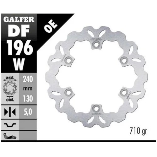 disco freno moto galfer wave fijo 240x5mm df196w