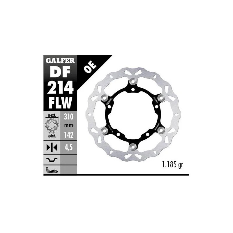 disco freno moto galfer wave flotante 10x4 5mm df2