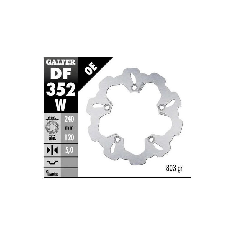 disco freno moto galfer wave fijo 240x5mm df352w