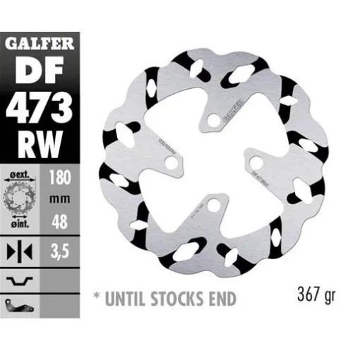 disco freno moto galfer wave fijo 180x3 5mm df473r