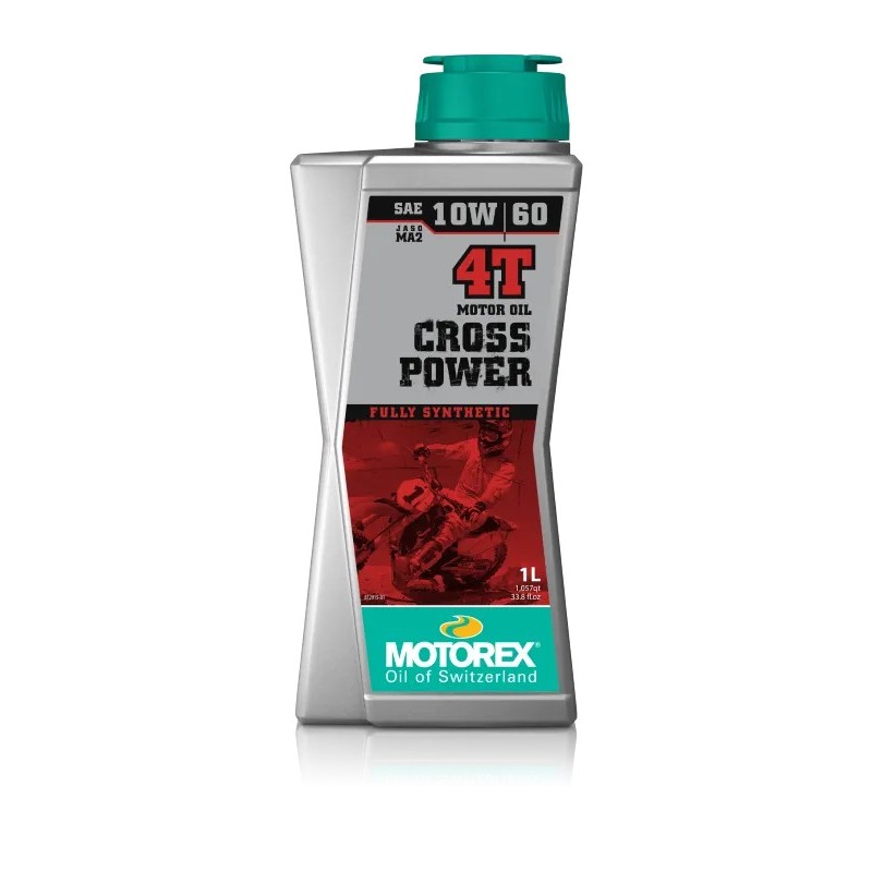 aceite moto motorex cross power 4t 10w60 1l mt070h004t