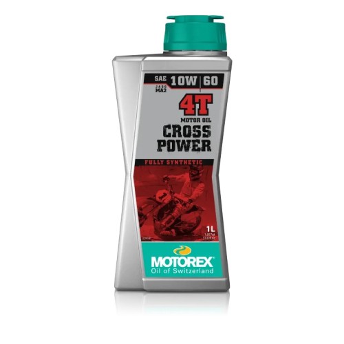 aceite moto motorex cross power 4t 10w60 1l mt070h004t
