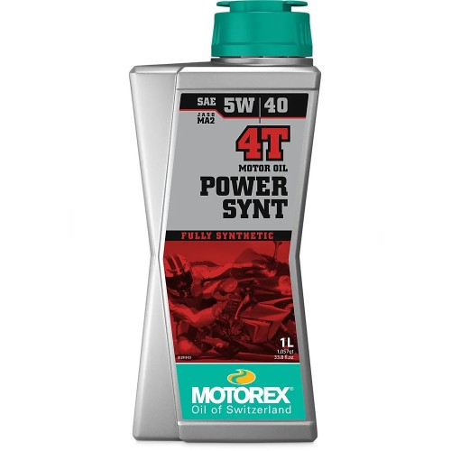 aceite moto motorex power synt 4t 5w40 1l mt060h004t