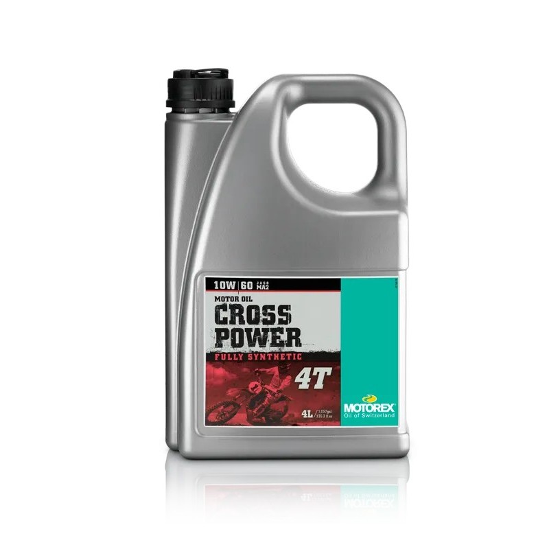 aceite moto motorex cross power 4t 10w60 4l mt070i004t