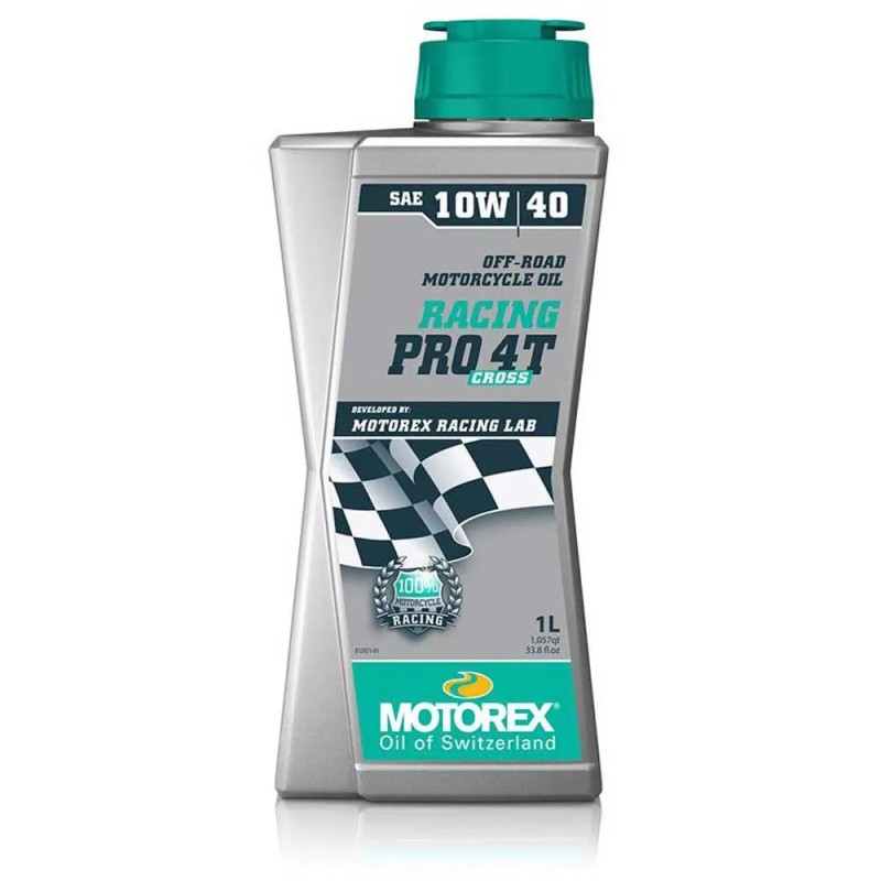 aceite moto motorex racing pro 4t 0w 40 1l mt021h004t