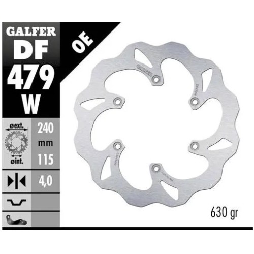disco freno moto galfer wave fijo 240x4mm df479w