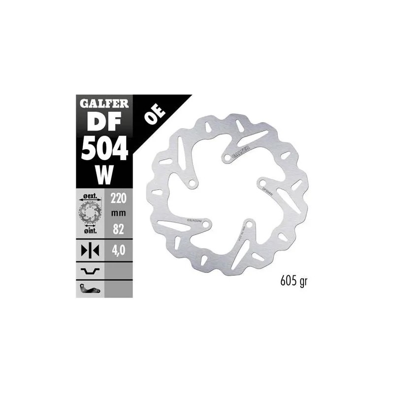 disco freno moto galfer wave fijo 220x4mm df504w
