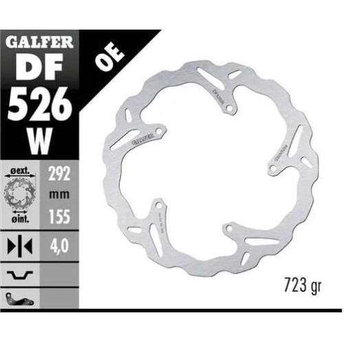 disco freno moto galfer wave fijo 292x4mm df526w