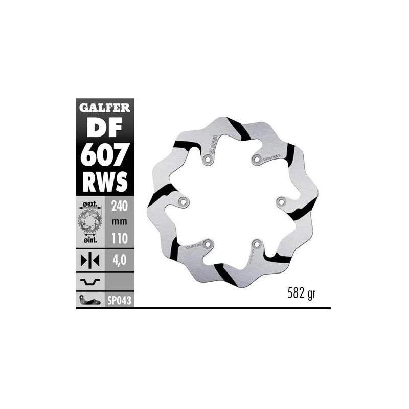 disco freno moto galfer wave fijo 240x4mm df607rws