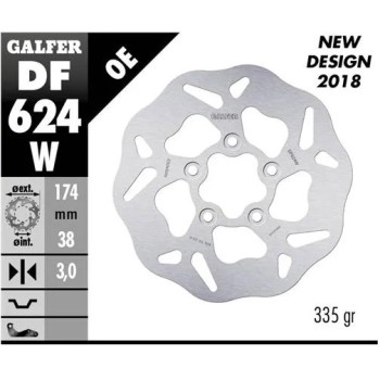 disco freno moto galfer wave fijo 174x3mm df624w