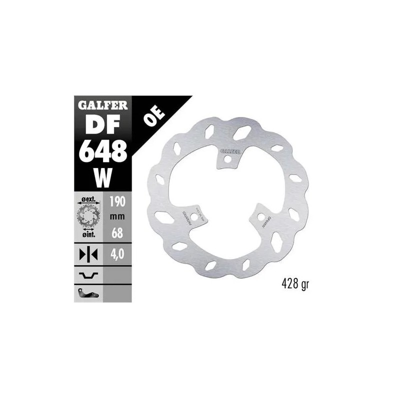 disco freno moto galfer wave fijo 190x4mm df648w