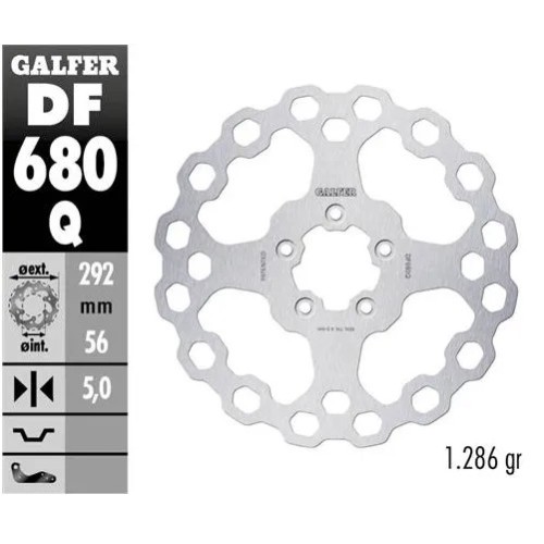 disco freno moto moto fijo galfer qubic 292x5mm df