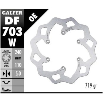 disco freno moto galfer wave fijo 240x5mm df703w