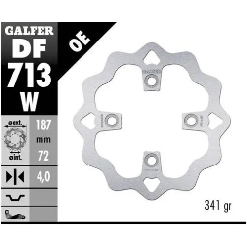 disco freno moto galfer wave fijo 187x4mm df713w