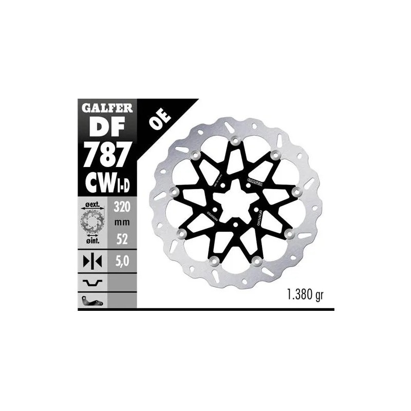 disco freno moto galfer wave flotante compl derch